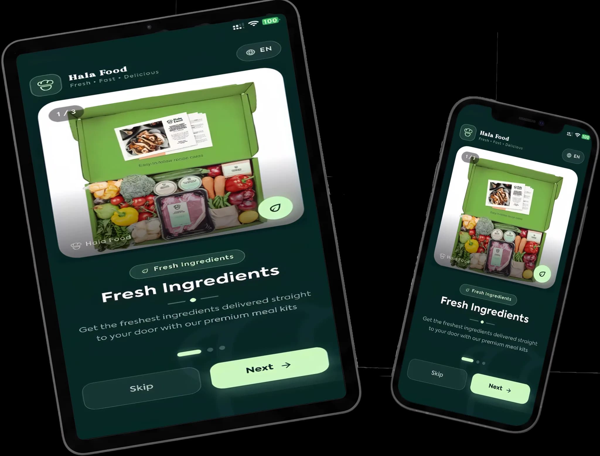 Hala Food: Next-Gen Meal Kit Subscription Mobile Application